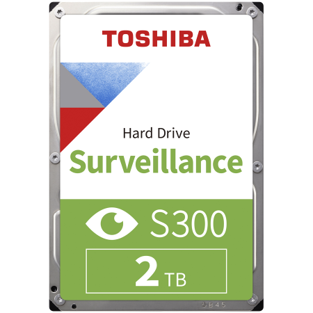 Hard disk uri - HDD Video Surveillance TOSHIBA S300 2TB SMR, 3.5'', 128MB, 5400RPM, SATA, TBW: 180