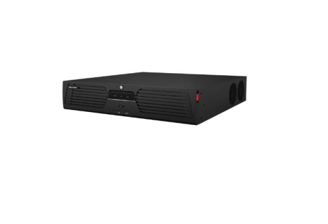 NOD_products_tech - Hikvision 4K NVR DS-9664NI-M8 64-ch IP camera inputs, 2-ch@32 MP/2-ch@ 24 MP/4-ch@12 MP/8-ch@8 MP/16-ch@4 MP/32-ch@1080p decoding capacity, 400 Mbps incoming bandwidth and 400 Mbps outgoing bandwidth,