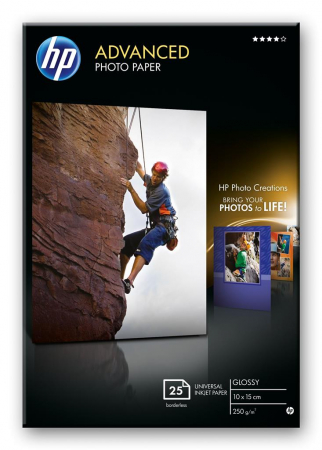 Hartie foto - HP Glossy Paper 250g 10x15/25s