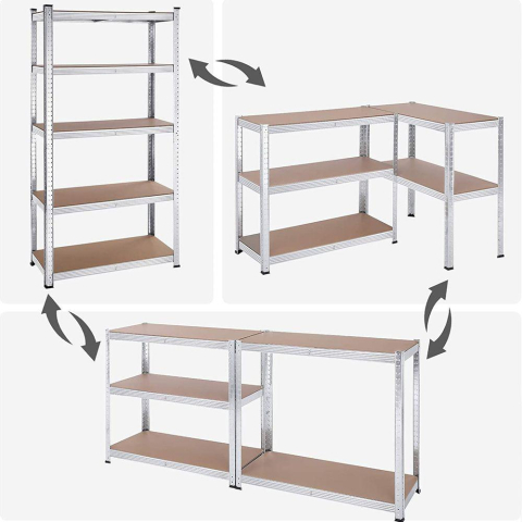 HR RAFT METALIC CU 5 POLITE 90*40*180 CM [1]
