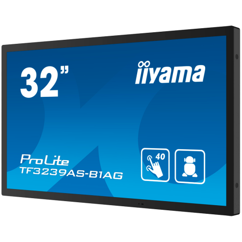IIYAMA LFD TF3239AS-B1AG 32" 12pt Open Frame PCAP interactive large format display 500 cd/m² 8ms projective capacitive 12 points touch through-glass, temperature sensor with fan control [2]