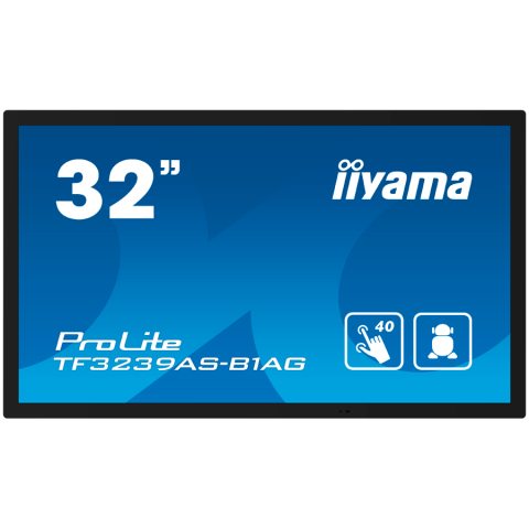 Monitoare\ Televizoare - IIYAMA LFD TF3239AS-B1AG 32" 12pt Open Frame PCAP interactive large format display 500 cd/m² 8ms projective capacitive 12 points touch through-glass, temperature sensor with fan control