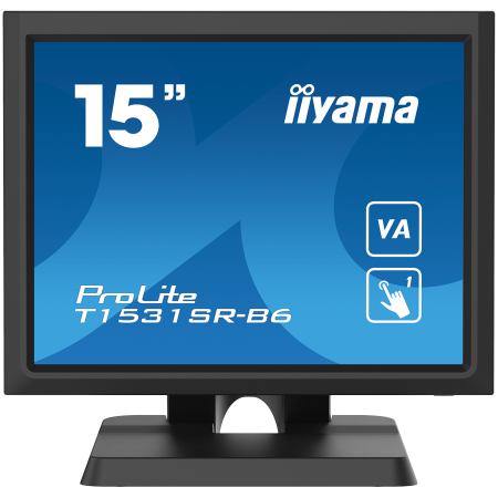 Monitoare\ Televizoare - IIYAMA Monitor LED T1531SR-B1S 15" VA, Res Touch, 1024x768, 1A1H1DP