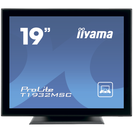 Monitoare\ Televizoare - IIYAMA Monitor LED T1932MSC-B1S 19’’ 10pt IPS TOUCH 1280 x 1024 14ms 250 cd/m² projective capacitive IP54 VGA HDMI DP