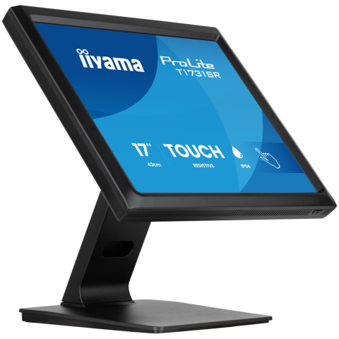 IIYAMA Monitor ProLite T1731SR-B2S 17" touchscreen TN 1280x1024 5:4 5ms serial resistive anti-glare treatment IP54 (front) [3]