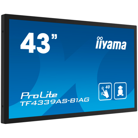IIYAMA Prolite TF4339AS-B1AG Business Monitor - 108 cm (42.5"), 4K UHD (3840x2160), IPS LED, 60Hz, 8ms, 500 cd/m² [2]
