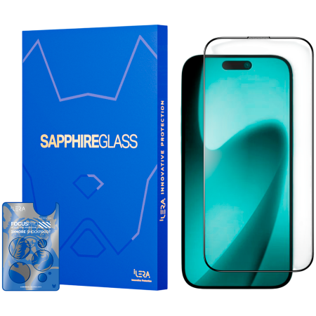 Conectori - iLera Sapphire Ultra Glass 2.0 for iPhone 17 Pro