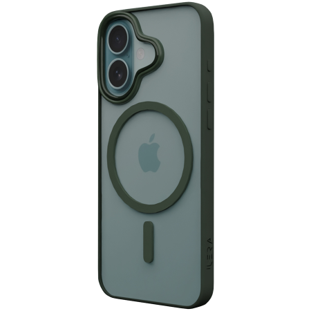 Accesorii - iLeraGo ColorAnt Clear Case, Deep Green for iPhone 16