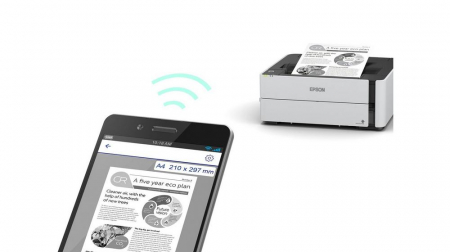 Imprimanta Epson M1180 , InkJet, Monocrom, Format A4, Duplex, Retea, Wi-Fi [4]