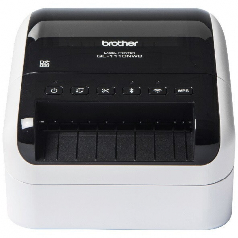 Imprimante Etichete - Imprimanta de etichete Brother QL-1110NWBc, 103mm, imprimare termica, USB, Wi--Fi