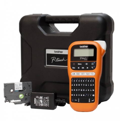 Imprimante - Imprimanta etichete Brother P-Touch PT-E110VP Termica, Monocrom