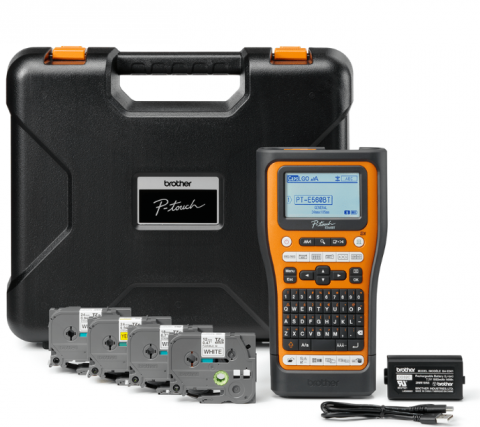 Imprimante & Multifunctionale & Plottere & Scannere - Imprimanta etichete Brother PT-E560BTSP Termica, Monocrom, Bluetooth 