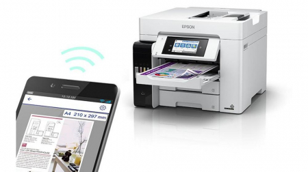 Imprimanta multifunctionala Epson EcoTank Pro L6580, InkJet CISS, Color, Format A4, Duplex, Retea, Wi-Fi, NFC, Fax [1]