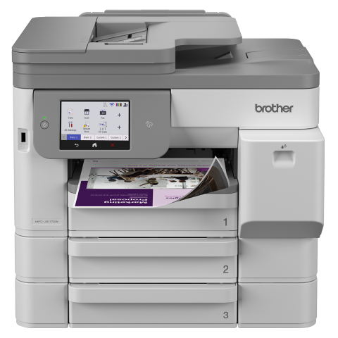 Multifunctionale cu jet - Imprimanta multifunctionala Business Inkjet Brother MFC-J5117DW - BROTHER