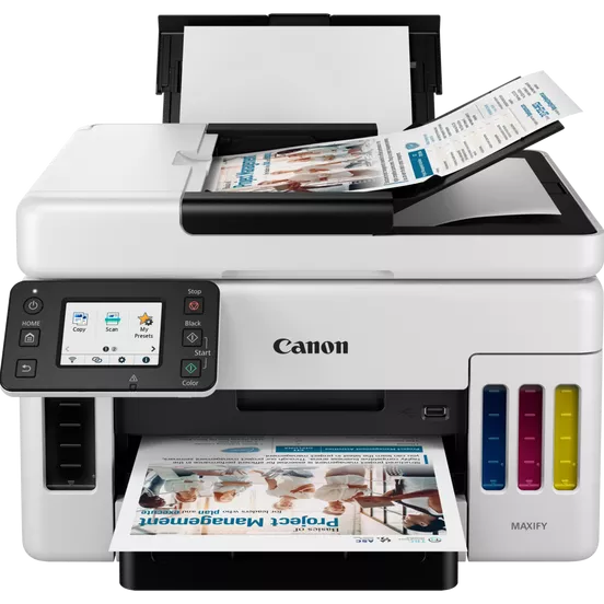 Imprimanta multifunctionala Canon Maxify GX6040 InkJet CISS, Color, Format A4, Duplex, Retea, Wi-Fi [1]