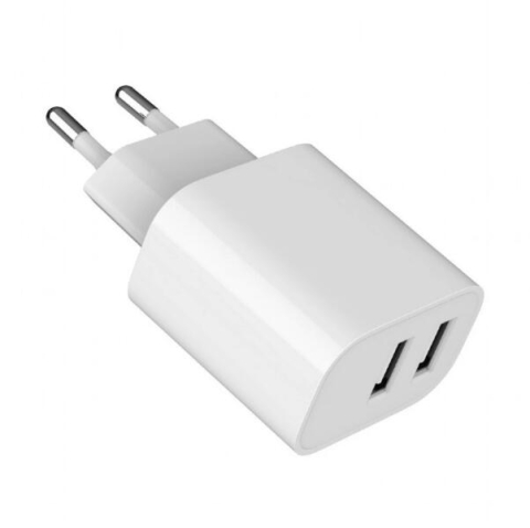 Accesorii telefoane - Incarcator USB universal 2 porturi 2.4A alb Gembird