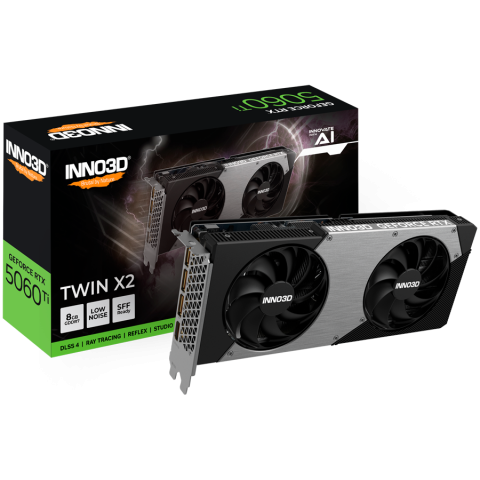 Cabluri & Adaptoare Audio-Video - INNO3D GeForce RTX 5060 Ti Twin X2 8GB GDDR7 128-bit 1x HDMI 3x DP