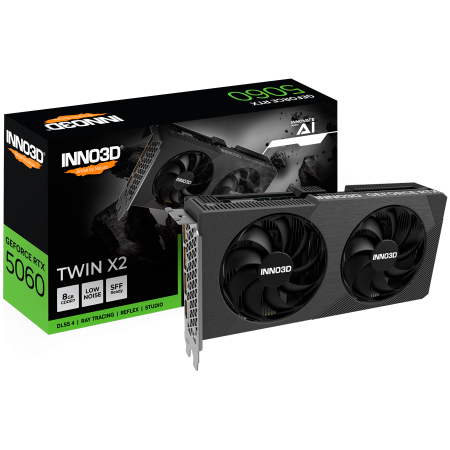 Cabluri & Adaptoare Audio-Video - INNO3D GeForce RTX 5060 Twin X2 8GB GDDR7 128-bit, 1x HDMI, 3x DP