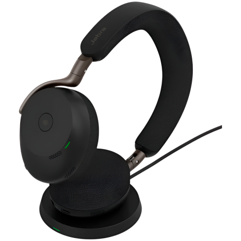 JABRA Evolve3 75, UC, Link390c, Black, WLC Chrg [2]