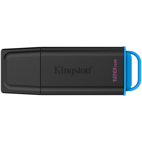 Memory Flash - KINGSTON 128GB Portable USB 3.2 Gen 1 DataTraveler Exodia Black/Blue