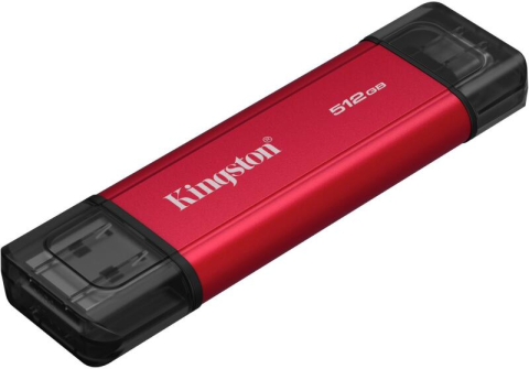 SSD extern portabil Kingston 512GB Dual USB-A/C USB 3.2 Gen 2 (SPSD/512GB) - KINGSTON [1]