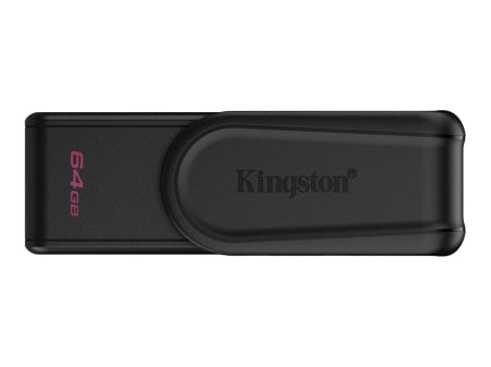 Servere, Storage & NAS - KINGSTON 64GB Portable USB 3.2 Gen 1 DataTraveler Exodia S Black/Black