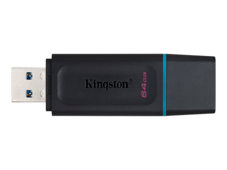 Servere, Storage & NAS - KINGSTON 64GB USB3.2 Gen 1 DataTraveler Exodia Black Teal
