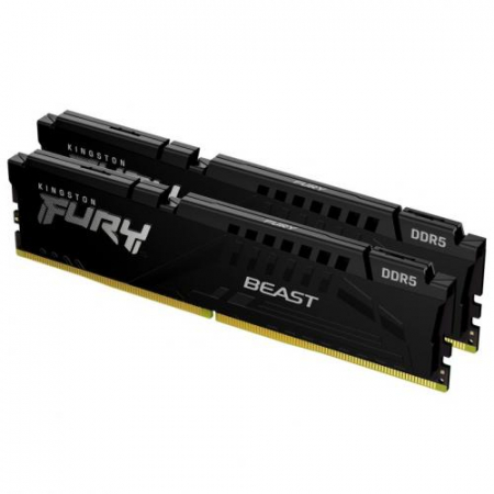 Memorii RAM - Kit Memorie Kingston Fury Beast 32GB, DDR5-5200Mhz, CL40, Dual Channel