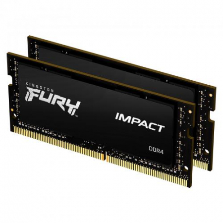 Memorii Laptop - Kit Memorie SO-DIMM Kingston Impact 16GB, DDR4-3200Mhz, CL20, Dual Channel