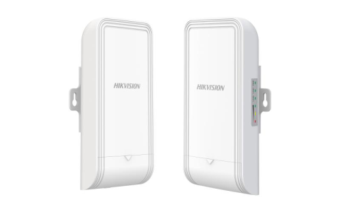 NOD_products_tech - Kit Wireless Bridge Hikvision DS-3WF1000-EI-2N/P 2.4Ghz 300Mbps 1KM, pana la 1km transmisie wireless, 300 Mbps 802.11n wireless bridge, Built-in 7dBi 2 x 2 MIMO antenna, Standard PoE, 2 × 10/100 Mbps 
