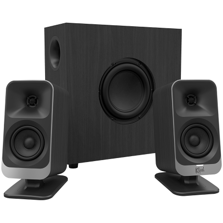 TV, Audio-Video & Multimedia - Klipsch ProMedia Lumina 2.1 Gaming Audio System with Subwoofer and LED Lighting Effects Built-in, Black