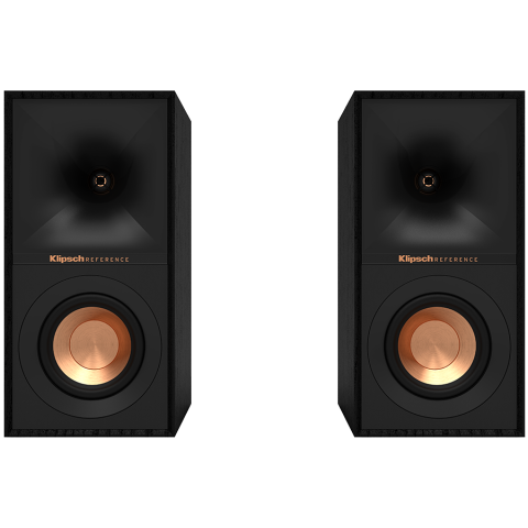 Klipsch Reference R-40M Bookshelf Speakers, Black, Pair [0]