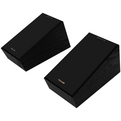 Klipsch Reference R-40SA Dolby Atmos Surround Sound Speakers, Black, Pair [2]