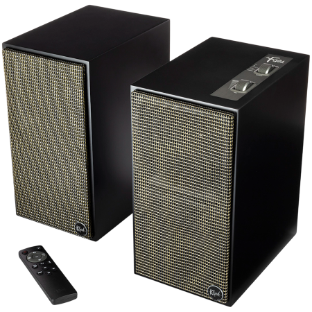 Import - Klipsch The Fives Powered Speakers (Matte Black, Pair)