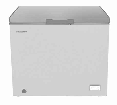 NOD_products - Lada frigorifica Heinner HCF-HM246CSE++, capacitate totala: 246L, clasa de eficienta energetica E, convertibila (frigider/congelator), control elecronic, lumina LED, 1 cos, rezistenta la frig, waterpr