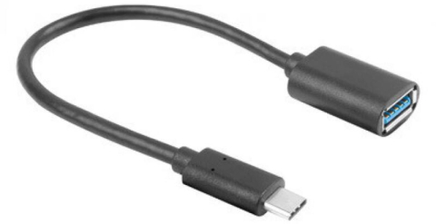 Adaptoare - Adaptor USB Type-C (Tată) - USB Type-A (Mamă), 15 cm, Negru (Cod: AD-UC-UA-04)
