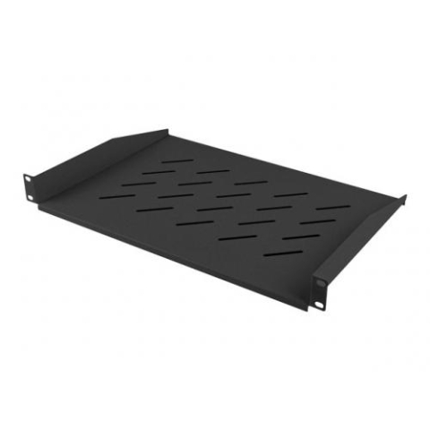 Raft fix LANBERG AK 1008 B, 19 inch, 1U, 483x315 mm, 20 kg, Negru [1]