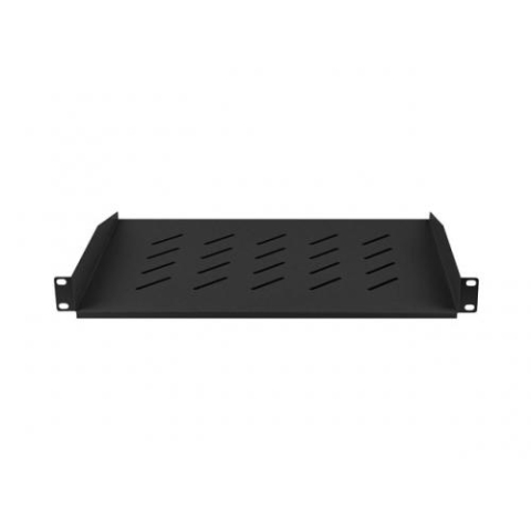Raft fix LANBERG AK 1008 B, 19 inch, 1U, 483x315 mm, 20 kg, Negru [0]