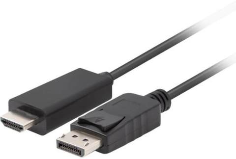 Cabluri & Adaptoare - Cablu Adaptor DisplayPort (M) - HDMI (M), 1m, Negru (Cod: CA-DPHD-11CC-0010-BK)