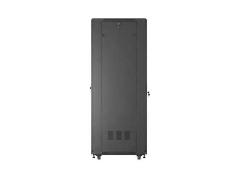 Dulap rack 19 inch freestanding Lanberg 42U 600x800 usa sticla negru (FF01-6842-12BL) - LANBERG [5]