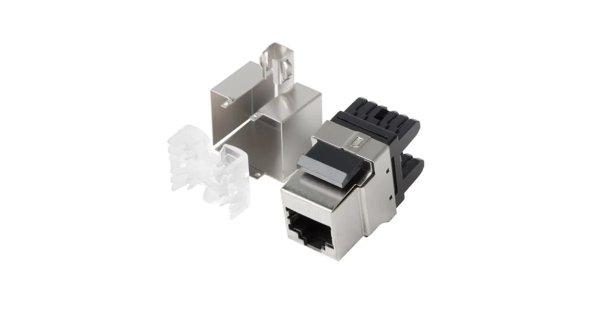 Retelistica - Modul Keystone LANBERG KSF6 1000, RJ45 la LSA, 180 grade, FTP, Cat 6