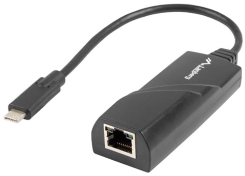 Retelistica - Adaptor retea LANBERG NC 1000 02 USB Tip C 3.1 la RJ45 Gigabit Ethernet