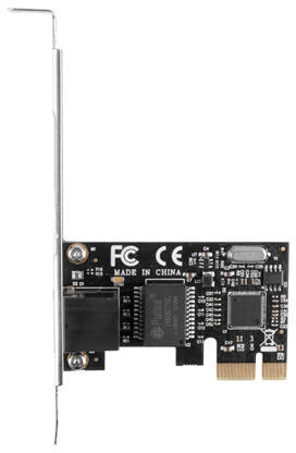 Placi de retea - Placă de rețea LANBERG PCE 1GB 201 Gigabit Ethernet, PCI E, RTL8111C, Low Profile