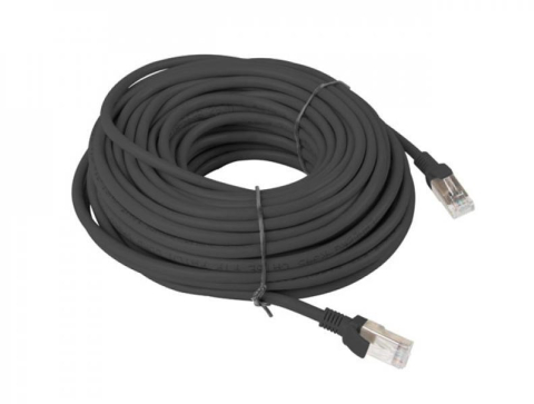 Cabluri retea - Patchcord LANBERG PCU6 10CC 2000 BK, RJ45, Cat 6, UTP, 20m, Negru