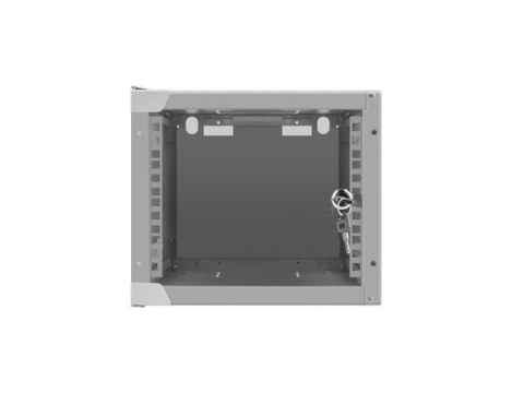 Dulap rack de perete 10 inch Lanberg 4U 280x310 usa metalica gri (WF10-2304-00S) - LANBERG [1]