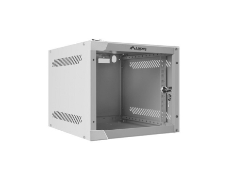 Retelistica - Dulap rack de perete 10 inch Lanberg 4U 280x310 usa metalica gri (WF10-2304-00S) - LANBERG