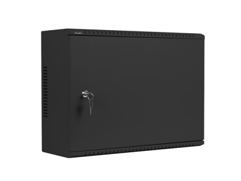 Rack-uri & accesorii rack - Rack de Perete LANBERG, 19 inch, 4U, Low-profile (540x200 mm), Negru, Asamblat
