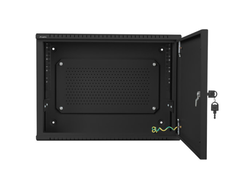 Rack de Perete LANBERG, 19 inch, 4U, Low-profile (540x200 mm), Negru, Asamblat [2]