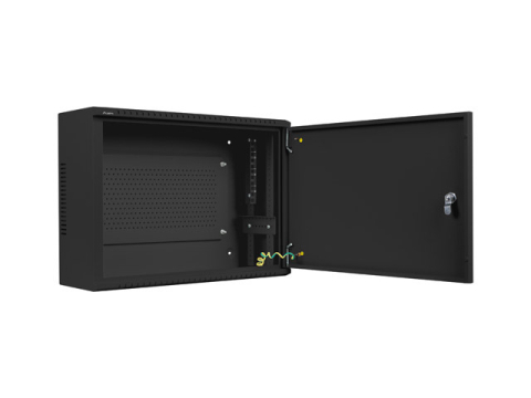 Rack de Perete LANBERG, 19 inch, 4U, Low-profile (540x200 mm), Negru, Asamblat [1]