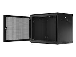 Retelistica - Rack perete 19 inch Lanberg WF01-6409-10B, 9U, 600x450 mm, Demontabil, Negru